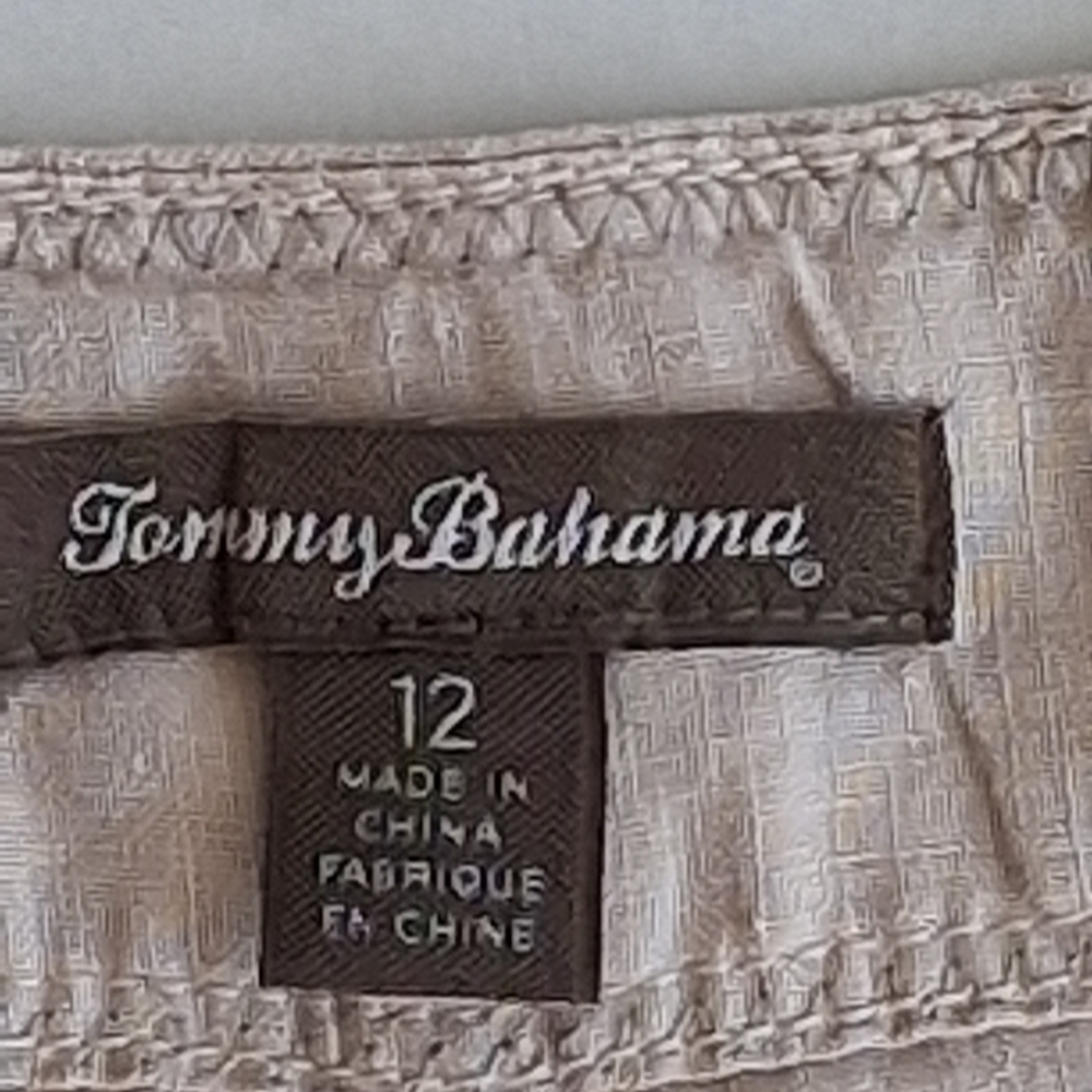 Light Beige Women's Linen Blend Wide Leg Pants - Picture 3 of 14